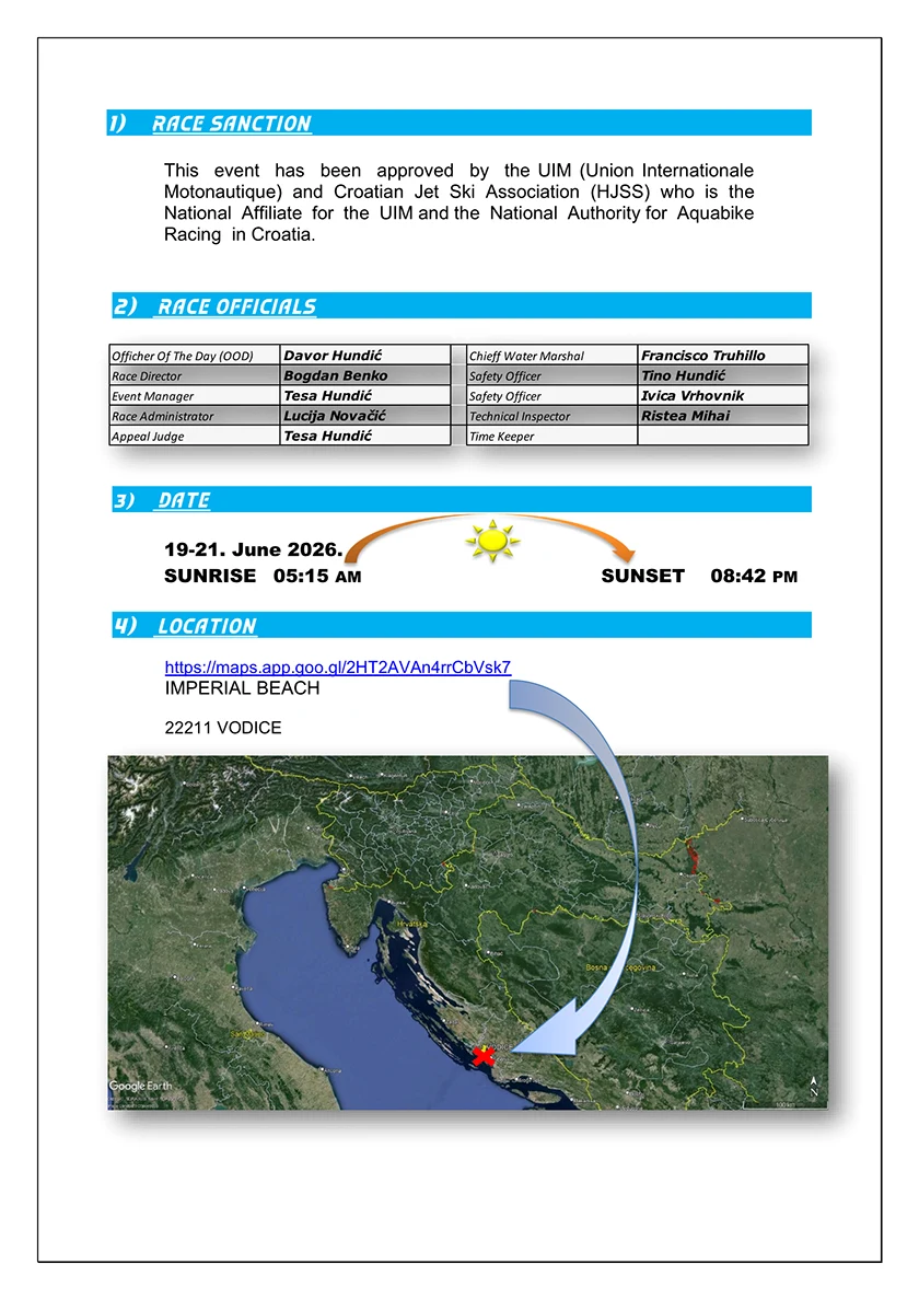 Alpe Adria JetSki Tour - Vodice 2026